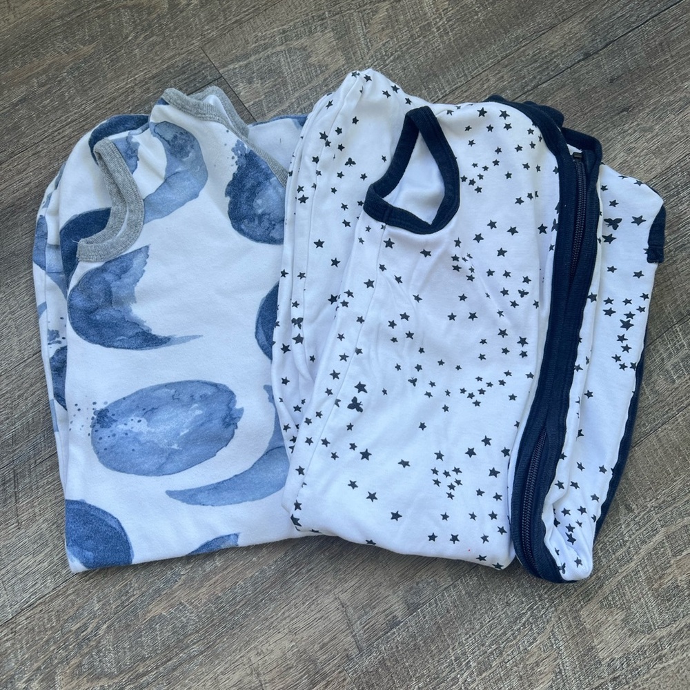 Boys BurtsBees Sleep Sack Size M.  Used. Set of 2